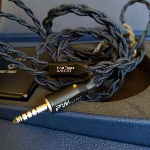 PW Audio First Times 2pin cm to 4.4 鍍銠 耳機升級線 iem