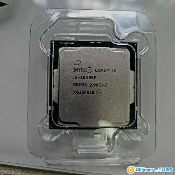 Intel i5 10400F CPU 連 Cooler Fan