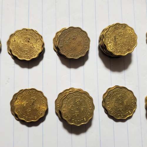 香港女皇頭貳毫，二毫，兩毫 硬幣 HK 20 cents coins