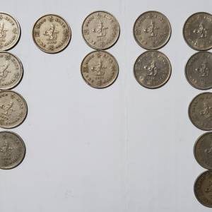 香港 女皇頭 一元 硬幣 HK$1 coin one dollar