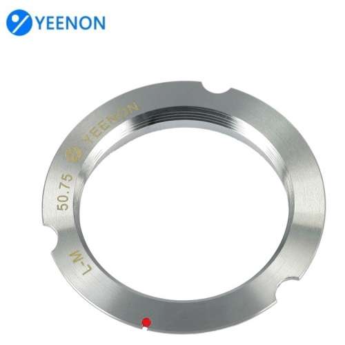 YEENON Lens Adapter with Leica 6-Bit M-Coding - L39 / LTM To Leica M 50mm / 75mm