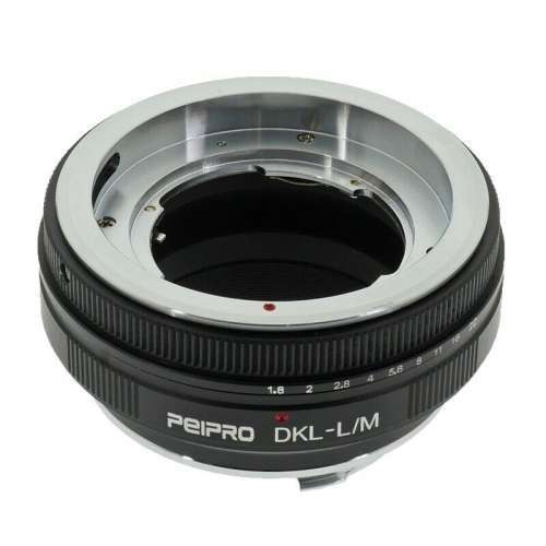 PEIPRO Deckel-Bayonett (DKL) SLR Lens To Leica M Mount Adaptor (6-bit Code，金...