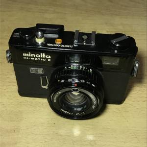 小型Minolta Hi-Matic E 40mm 1.7大光圈 全機冇凹凸甩油漆測光準