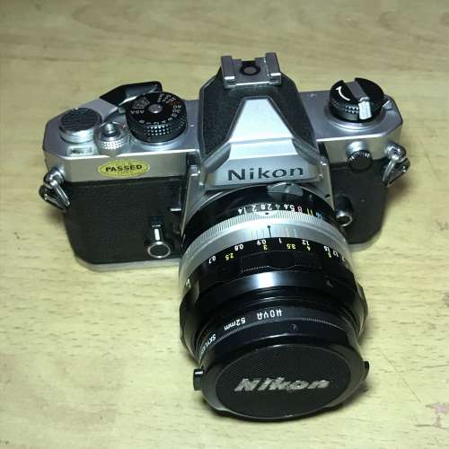 Nikon FM 連原廠50Mm 1.4大光圈鏡頭機鏡有9成新