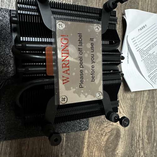 Thermalright itx black 散熱器加Corsair 12VHP cable