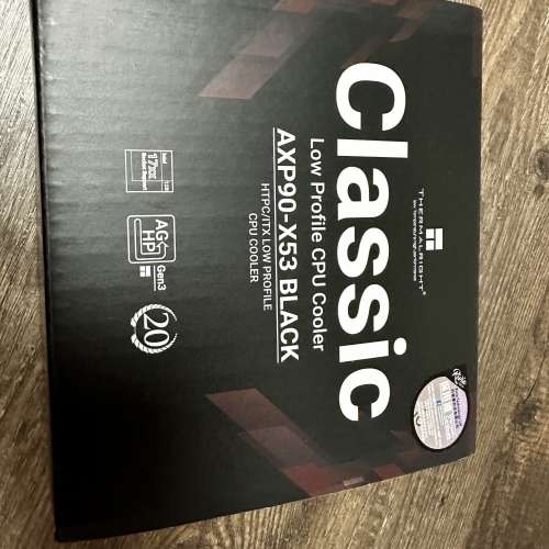 Thermalright itx black 散熱器加Corsair 12VHP cable