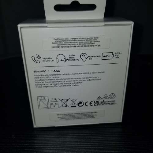 ***只有盒 EMPTY BOX ONLY 2023 年 三星 Galaxy Buds FE 盒 Year 2023 Samsung Ico...
