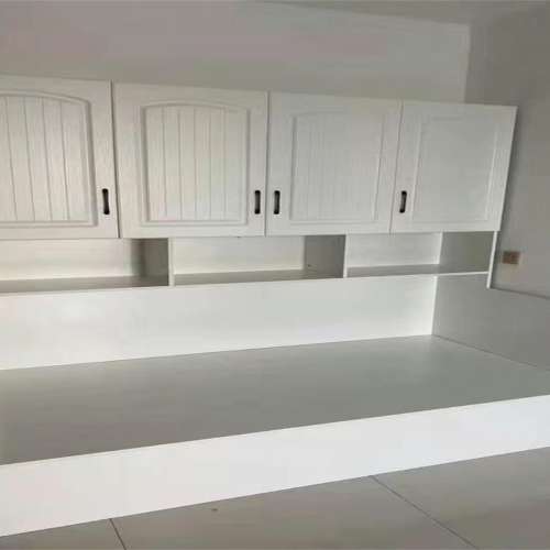 Bed wardrobe combination integrated storage bed