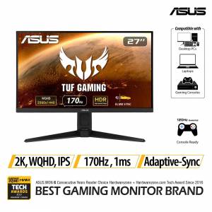 Asus VG279QL1A 27″ Full HD TUF 165HZ Gaming 電競顯示器 [行貨,三年原廠保用,實...