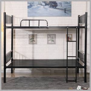 鐵床上下鋪員工宿舍床1.2米雙層床高低床加厚鐵架子床1.5米雙人床