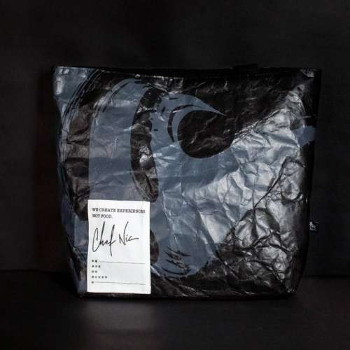 鋒味杜邦紙袋購物袋 - 黑色(限量)2個