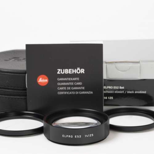 || Leica ELPRO 52mm Close-Up Lens with 49 and 46mm Step-Up Rings ||