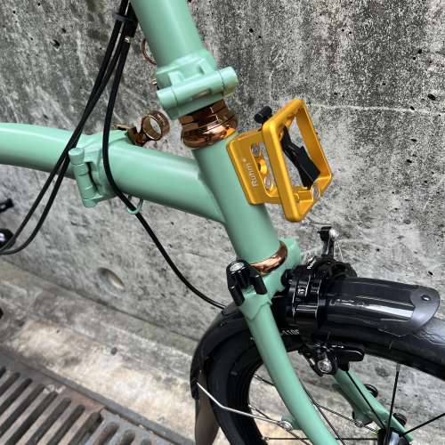 湖水綠色 2023 Ruhm rc 7speed C剎 M把 鉻鉬鋼 折叠車