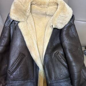 Type B3 military leather sleepskin jacket