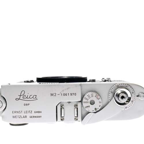 Leica Leitz M2 35mm Rangefinder Film Camera Silver body