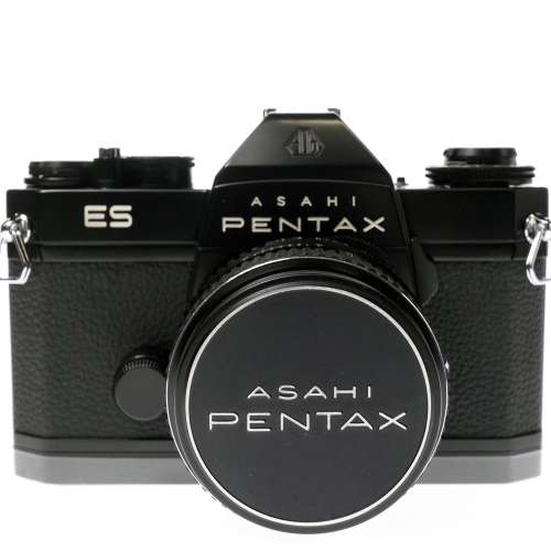 Asahi Pentax ES 35mm SLR Film Camera with SMC TAKUMAR 50mm F1.4 Lens