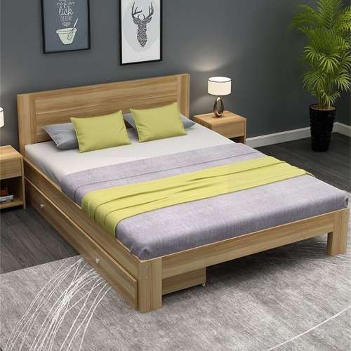 實木床家用雙人床