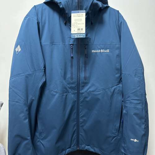 100% New 全新Mont-bell 3in1 Fall Line Parka Men's size L 藍色
