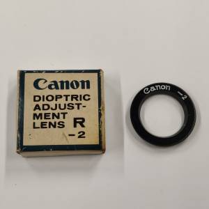 Canon Dioptric Adjustment Lens R -2.0 近視鏡 for New F1