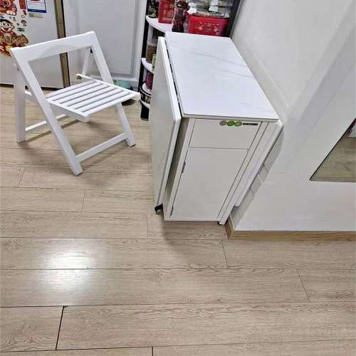 Solid wood multifunctional folding dining table and chairs