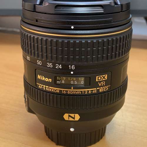 Nikon AF-S DX NIKKOR 16-80mm F2.8-4E ED VR Lens 變焦鏡