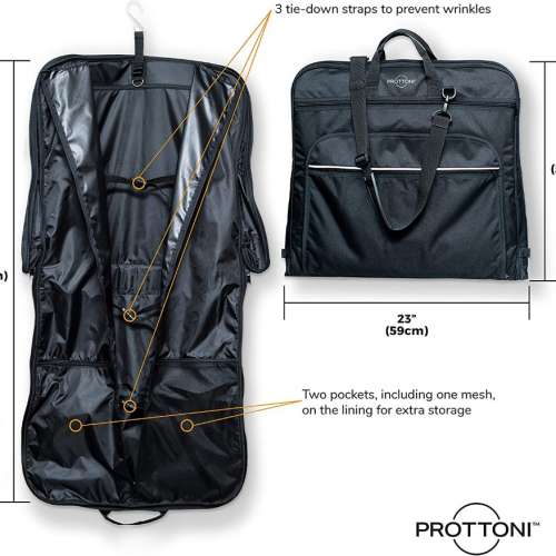 全新 Prottoni 44-inch Garment Bag