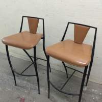皮高櫈 leather High chair --$1600/2張