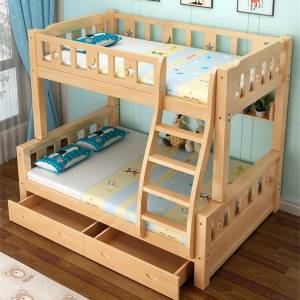 1Bunk Bed002 實木高低床 兒童 上下格床 雙層床 上下舖 兩層子母床