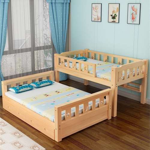 1Bunk Bed002 實木高低床 兒童 上下格床 雙層床 上下舖 兩層子母床