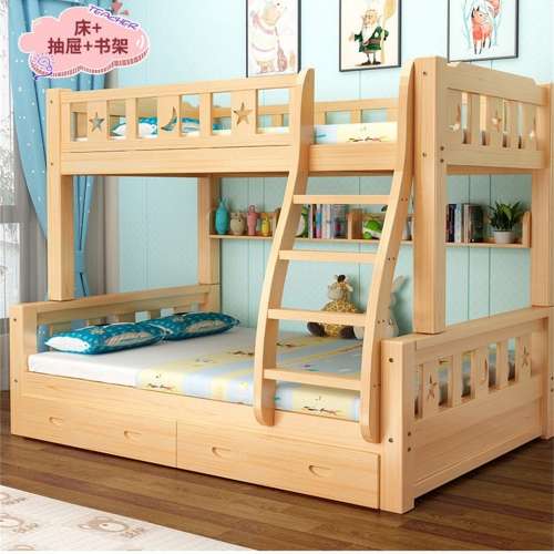1Bunk Bed002 實木高低床 兒童 上下格床 雙層床 上下舖 兩層子母床