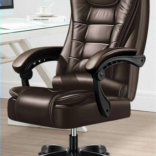 真皮舒適軟电脑椅子 转椅