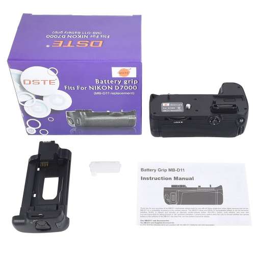 DSTE MB-D11 Vertical Battery Grip Set For Nikon D7000 電池直倒 / 手柄套裝