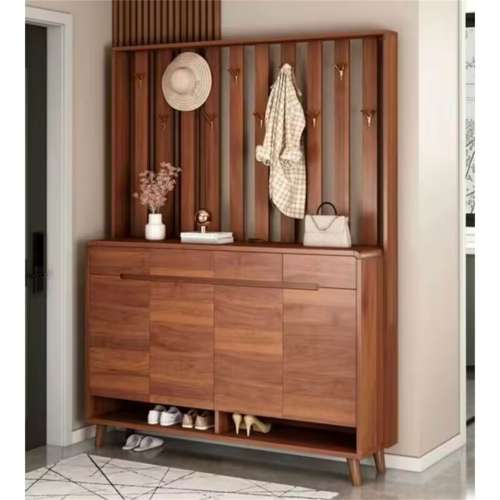 鞋櫃帶掛衣架一體進門隔斷門廳櫃家用現代簡約