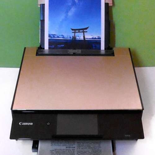 少用機良好入滿墨水合職業用780xL 781xL墨盒高級6色Canon TS9170 Scan printer(可無...