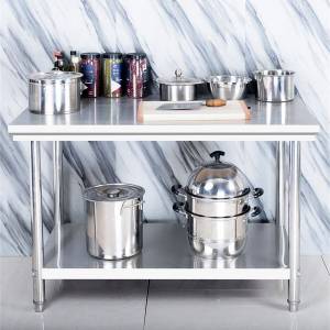 Kitchen worktop Thickened stainless steel material, various sizes