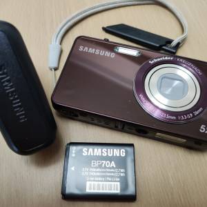Samsung ST700 dual mon ccd 數碼相機 紫紅色