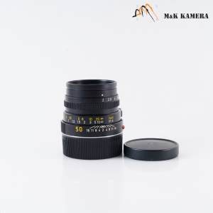 定焦手動鏡保用兩年Leica Summicron M 50mm F/2.0 IV Lens Yr.1989 Canada 11819 #...