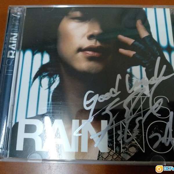 親筆簽名CD - Rain
