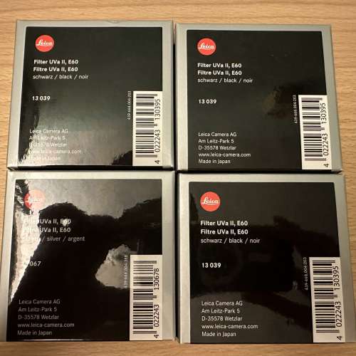 Leica E60 UVa II filter 13039 13067 - 二手或全新濾鏡, 攝影產品 - DCFever.com