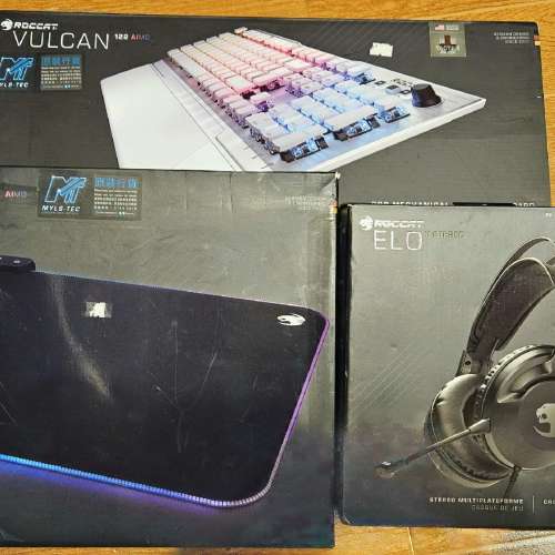 ROCCAT VULCAN 122 + SENSE AIMO RGB + ELO X STEREO