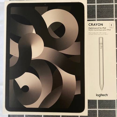 Apple ipad air 5 m1 + logitech crayon pencil