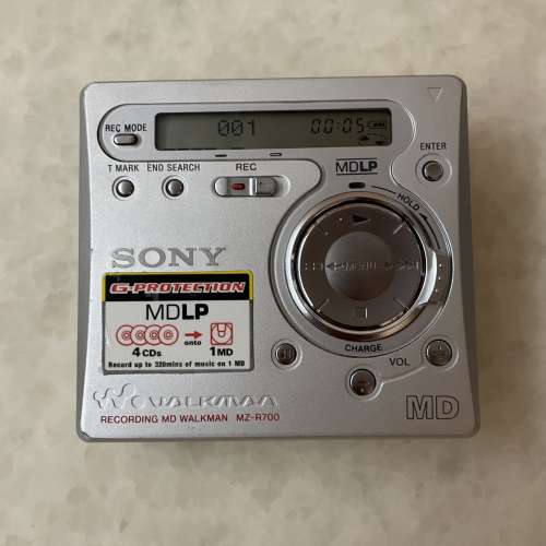 sony mz-r700 md 機 md player mini disc 全正常 not discman