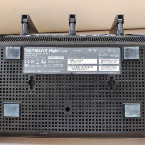 Netgear R7000 AC1900 Dual Band Wireless Router 無線雙頻路由器 香港原廠行貨 配...