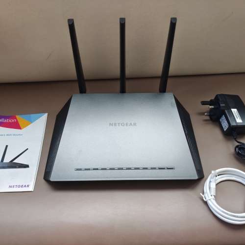 Netgear R7000 AC1900 Dual Band Wireless Router 無線雙頻路由器 香港原廠行貨 配...