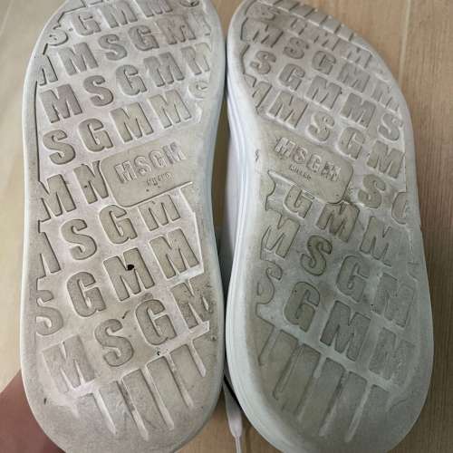 MSGM 男裝白色Sneaker 鞋 43號 made in italy
