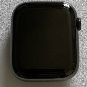 Apple Watch Series 8 (GPS + 流動網絡)45 毫米石墨色不鏽鋼錶殼 午夜暗色運動錶帶...