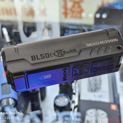 Imalent BL50 EDC Flashlight w/ 365nm UV Light. 3600 lumens. 3000 mAh 極強光小電...