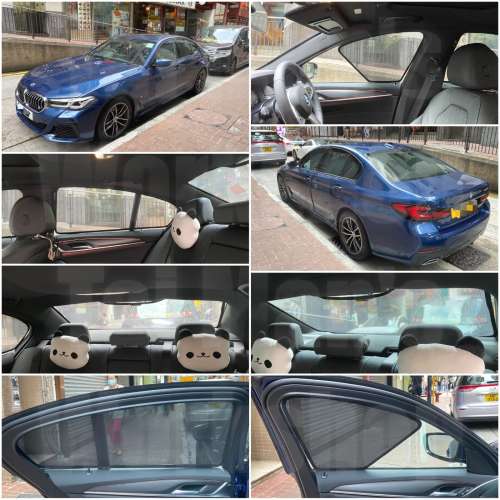 F10E60E61G30520i523i525i530iM5  BMW 5系全車濾光窗網太陽擋