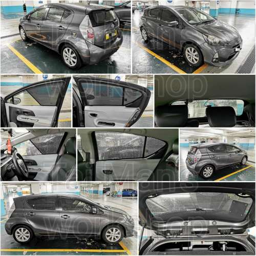 豐田 PRIUS C AQUA 全車磁石濾光窗網太陽擋