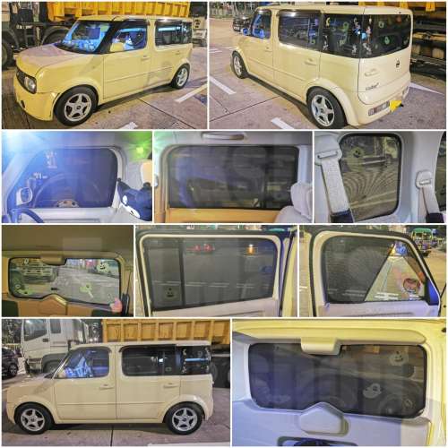 Z11 Z12 CUBE 全車磁石濾光窗網太陽擋